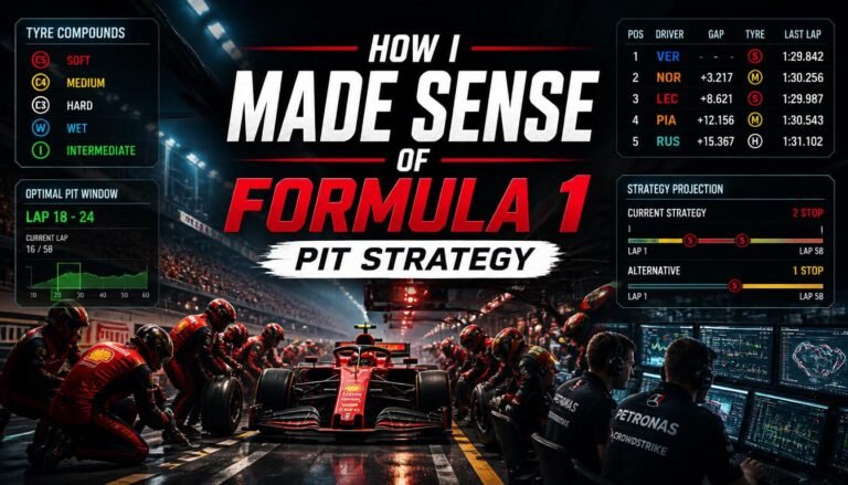 How I Made Sense of Formula 1 Pit Strategy